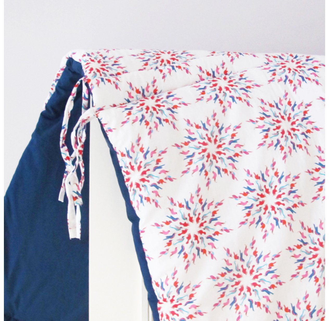 Tour de lit Mazurka - Marine